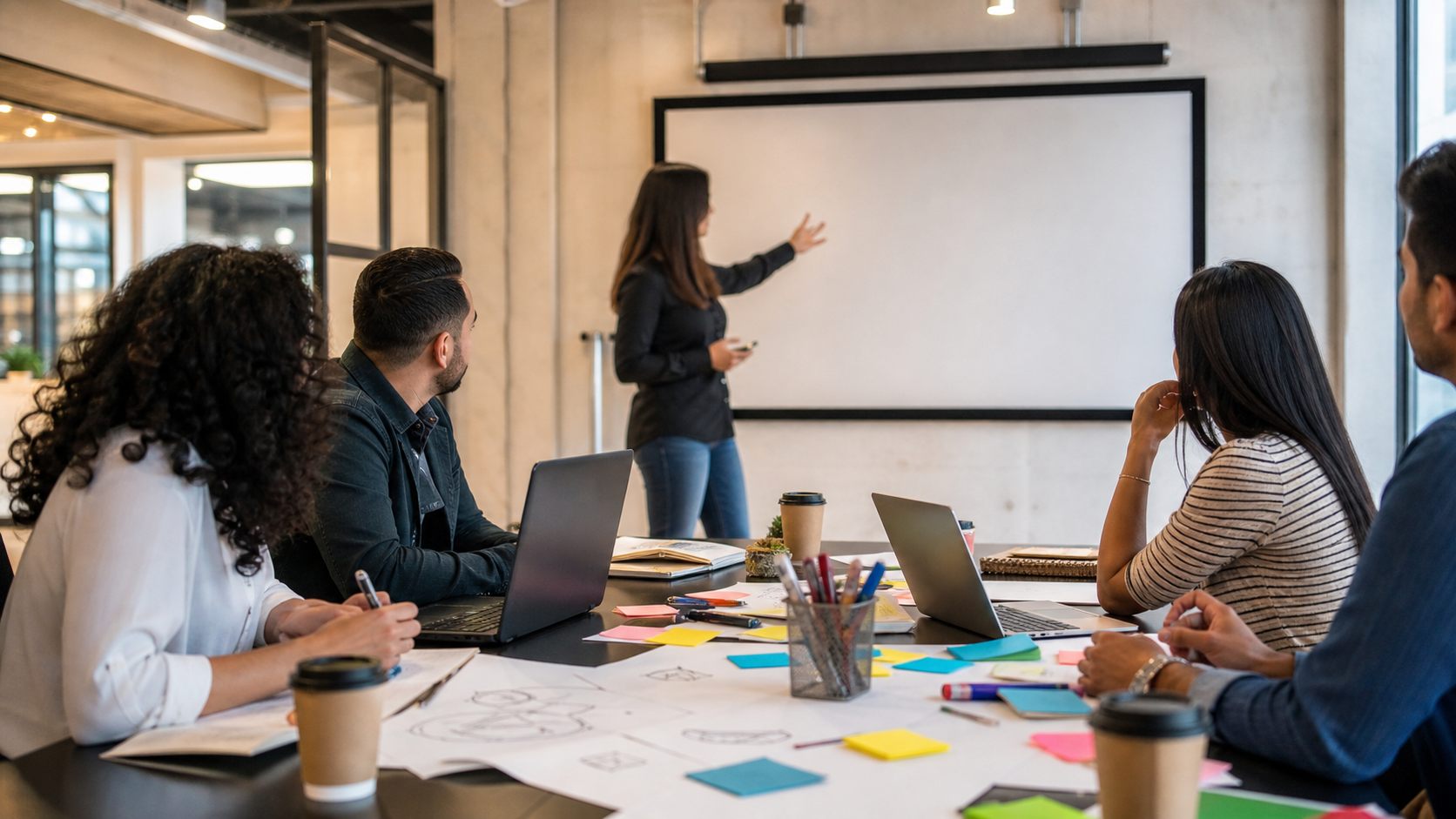 AI-generated business workshop image for Pharr entrepreneurship story