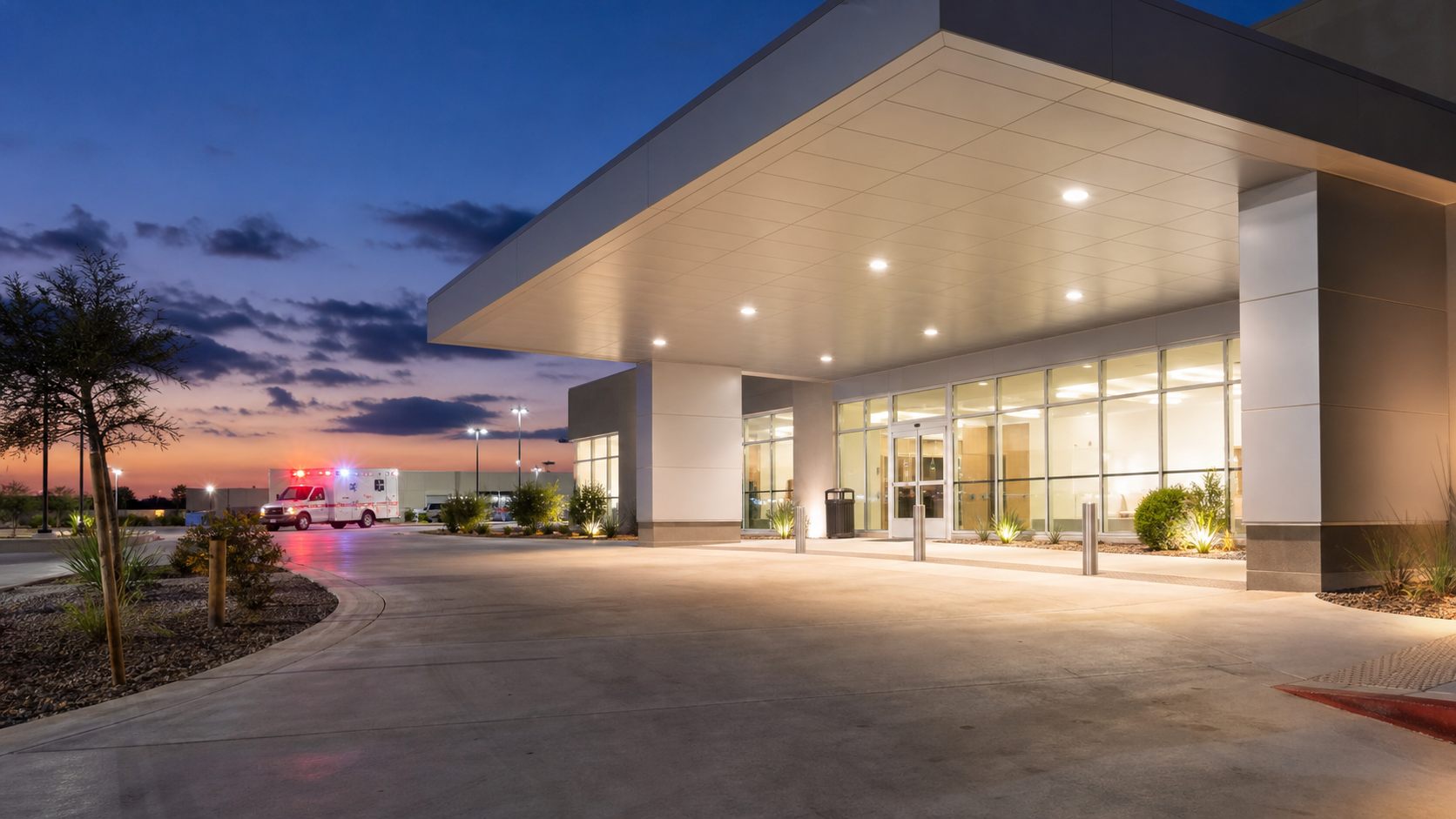AI-generated emergency department image for STHS recognition story