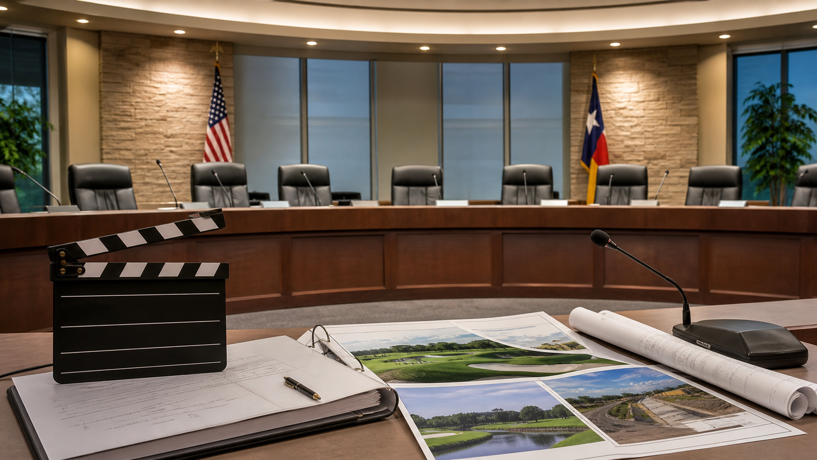 AI-generated image for McAllen City Commission meeting story